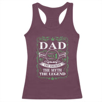 Funny Weed Cannabis Dad Racerback Tank Top Worlds No 1 Best Dad Ever The Smoker The Myth The Legend