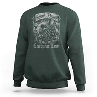 Black Death European Tour Sweatshirt Plague Rat Medieval History Gothic - Wonder Print Shop