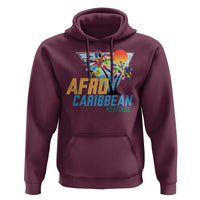 Funny Afro Caribbean Heritage Hoodie Caribbean Island Pride Flags Palm Tree - Wonder Print Shop