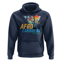 Funny Afro Caribbean Heritage Hoodie Caribbean Island Pride Flags Palm Tree - Wonder Print Shop