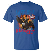 WTF Is A Kilometer Abraham Lincoln T Shirt Funny USA Patriotic 4th of July