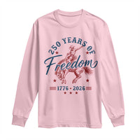250 Years Of Freedom Cowboy Long Sleeve Shirt Western 250th Anniversary USA 1776 2026