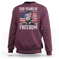 Abraham Lincoln 250 Years Of Freedom Sweatshirt 1776 2026 4th of July
