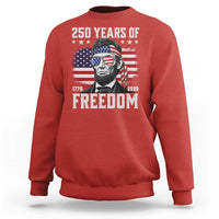 Abraham Lincoln 250 Years Of Freedom Sweatshirt 1776 2026 4th of July