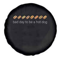 Bad Day To Be A Hot Dog Spare Tire Cover Funny US Regional Hotdog Styles