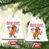 Bad Day To Be A Hot Dog Ceramic Ornament Funny BBQ Grilling 4th of July
