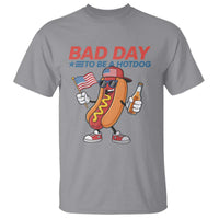 Bad Day To Be A Hot Dog T Shirt Funny BBQ Grilling 4th of July