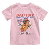 Bad Day To Be A Hot Dog Toddler T Shirt Funny BBQ Grilling 4th of July