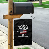 70th Birthday Garden Flag Vintage 1956 Limited Edition 70 Years Of Being Awesome USA Flag