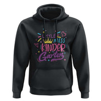 Little Miss Kindergarten Hoodie Back To School Crown Lovely Heart - Wonder Print Shop