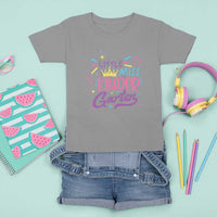 Little Miss Kindergarten T Shirt For Kid Back To School Crown Lovely Heart - Wonder Print Shop