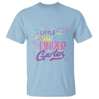 Little Miss Kindergarten T Shirt Back To School Crown Lovely Heart - Wonder Print Shop