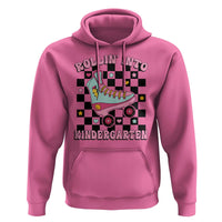 Rolling Into Kindergarten Hoodie Back To School Roller Skating Girl - Wonder Print Shop