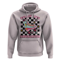 Rolling Into Kindergarten Hoodie Back To School Roller Skating Girl - Wonder Print Shop