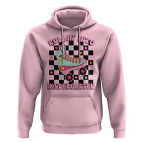Rolling Into Kindergarten Hoodie Back To School Roller Skating Girl - Wonder Print Shop
