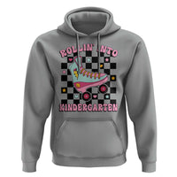 Rolling Into Kindergarten Hoodie Back To School Roller Skating Girl - Wonder Print Shop