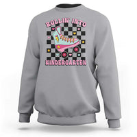 Rolling Into Kindergarten Sweatshirt Back To School Roller Skating Girl - Wonder Print Shop