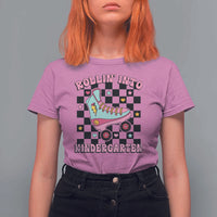 Rolling Into Kindergarten T Shirt For Women Back To School Roller Skating Girl - Wonder Print Shop
