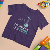Funny Chemist T Shirt For Kid Chemistry Is Like Cooking Just Don't Lick The Spoon Science Nerd - Wonder Print Shop