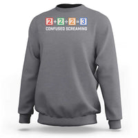 Funny Math Sweatshirt Addition Division Subtraction Equals Baby Block - Wonder Print Shop