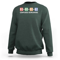 Funny Math Sweatshirt Addition Division Subtraction Equals Baby Block - Wonder Print Shop