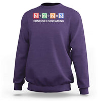 Funny Math Sweatshirt Addition Division Subtraction Equals Baby Block - Wonder Print Shop