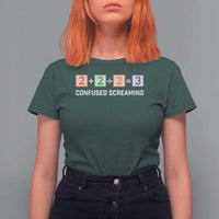 Funny Math T Shirt For Women Addition Division Subtraction Equals Baby Block - Wonder Print Shop