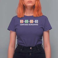 Funny Math T Shirt For Women Addition Division Subtraction Equals Baby Block - Wonder Print Shop