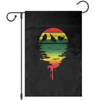 Funny Three Birds Garden Flag Rasta Sunset Reggae Music Jamaica Reflection - Wonder Print Shop