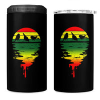 Three Birds 4 in 1 Can Cooler Tumbler Rasta Sunset Reggae Music Jamaica Reflection - Wonder Print Shop