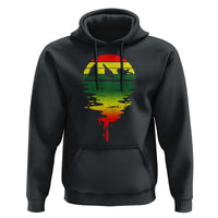 Three Birds Hoodie Rasta Sunset Reggae Music Jamaica Reflection - Wonder Print Shop