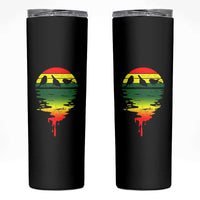 Three Birds Skinny Tumbler Rasta Sunset Reggae Music Jamaica Reflection - Wonder Print Shop