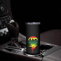 Three Birds Skinny Tumbler Rasta Sunset Reggae Music Jamaica Reflection - Wonder Print Shop