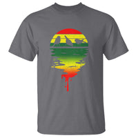 Three Birds T Shirt Rasta Sunset Reggae Music Jamaica Reflection - Wonder Print Shop