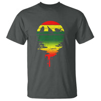Three Birds T Shirt Rasta Sunset Reggae Music Jamaica Reflection - Wonder Print Shop