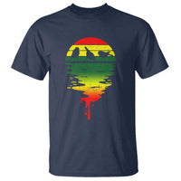 Three Birds T Shirt Rasta Sunset Reggae Music Jamaica Reflection - Wonder Print Shop