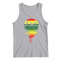 Three Birds Tank Top Rasta Sunset Reggae Music Jamaica Reflection - Wonder Print Shop