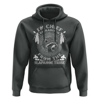 Funny I'm Chief Kickabitch From The Slapahoe Tribe Hoodie Native American Indigenous Racoon - Wonder Print Shop