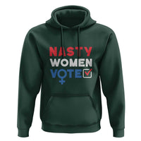 Nasty Women Vote Hoodie Feminist Liberal Voting Women Sign - Wonder Print Shop