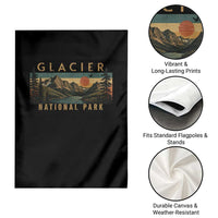 Glacier National Park Garden Flag Montana Wildlife Nature Lover