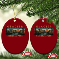 Glacier National Park Ceramic Ornament Montana Wildlife Nature Lover