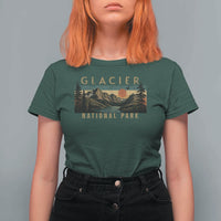 Glacier National Park T Shirt For Women Montana Wildlife Nature Lover