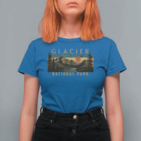Glacier National Park T Shirt For Women Montana Wildlife Nature Lover