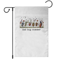 Sad Bug Summer Funny Insect Inspired Indie Aesthetic Garden Flag Folk Pop Music Bugs Lover