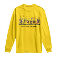 Sad Bug Summer Funny Insect Inspired Indie Aesthetic Long Sleeve Shirt Folk Pop Music Bugs Lover