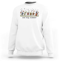 Sad Bug Summer Funny Insect Inspired Indie Aesthetic Sweatshirt Folk Pop Music Bugs Lover