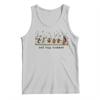 Sad Bug Summer Funny Insect Inspired Indie Aesthetic Tank Top Folk Pop Music Bugs Lover