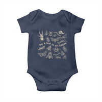 Be Kind To All Kinds Bugs Entomologist Insect Lover Baby Onesie