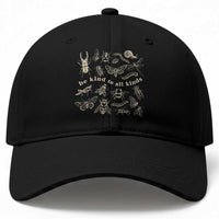 Be Kind To All Kinds Bugs Entomologist Insect Lover Baseball Cap