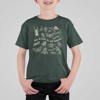 Be Kind To All Kinds Bugs Entomologist Insect Lover T Shirt For Kid